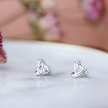 Load image into Gallery viewer, Diamante Triangle Stud Earrings
