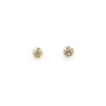 Load image into Gallery viewer, Four Leaf Trefoil Stud Earrings
