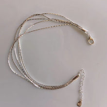 Load image into Gallery viewer, 5 Layer Gold Plated Silver Chain Bracelet
