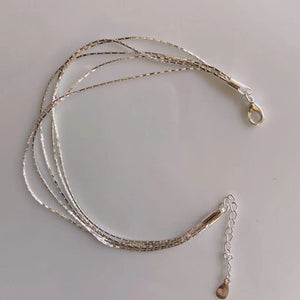 5 Layer Gold Plated Silver Chain Bracelet
