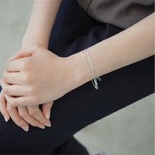 Load image into Gallery viewer, 5 Layer Gold Plated Silver Chain Bracelet
